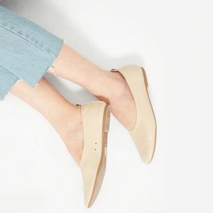 Everlane The Day Glove Flats in Cream